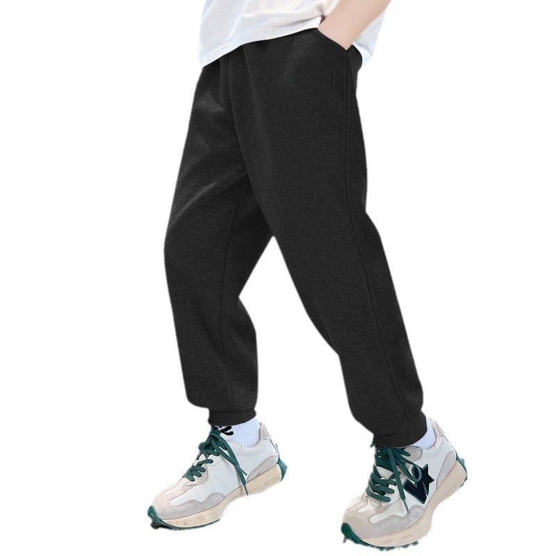 Boys' Casual Pants 2025 Children'S Casual All-Match Sweatpants Medium And Large Children'S Leg-Tie Sports Trendy Pants - Image 5
