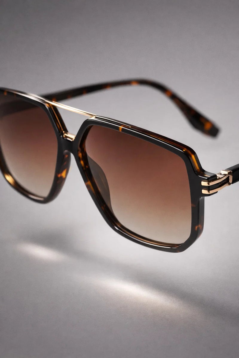 VEGAS Full Rim Square Men Saddle Brown  Sunglasses V2069 S C2 - Image 3