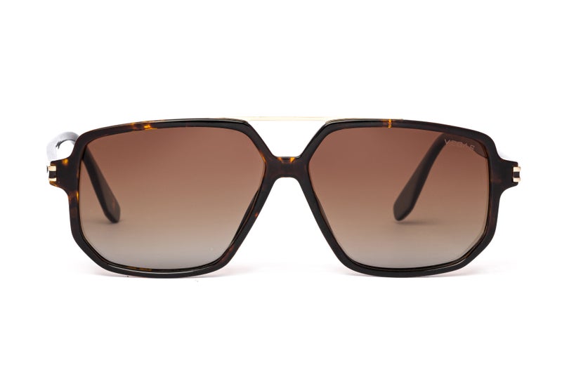VEGAS Full Rim Square Men Saddle Brown  Sunglasses V2069 S C2 - Image 1