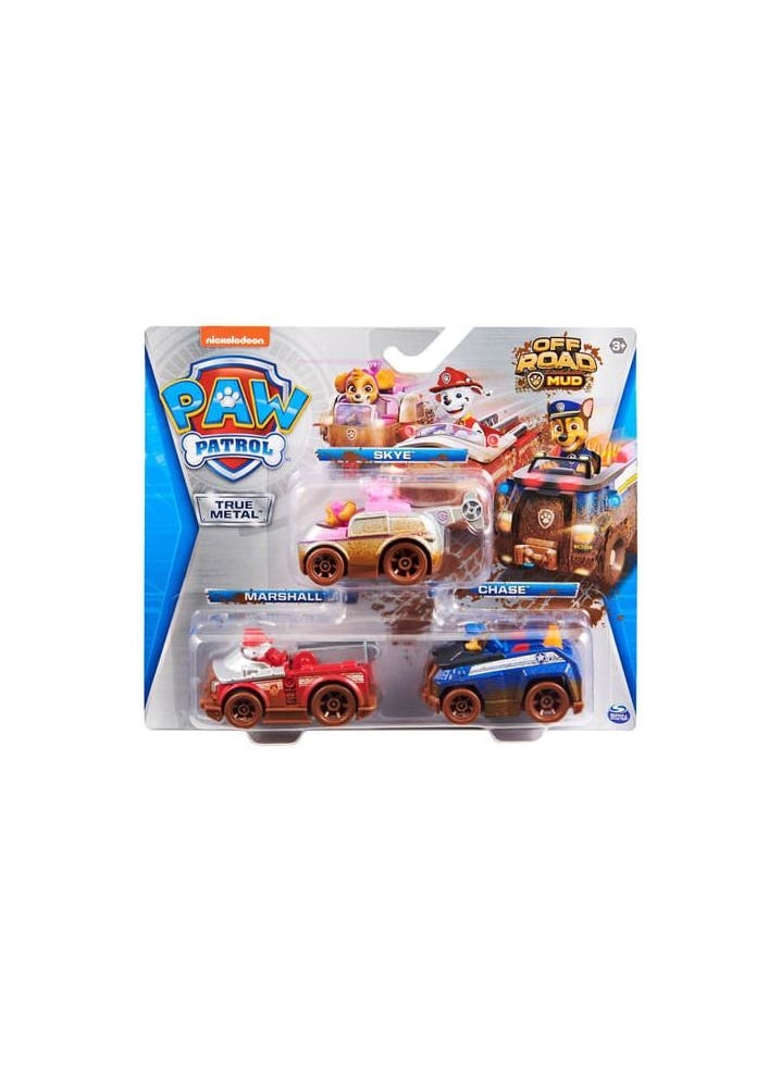 PAW PATROL Paw Patrol True Metal Off Road Mud Set 3-pack 6060795  - Image 2