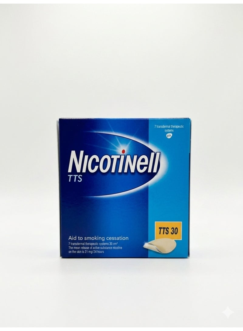 Nicotinell TTS 30 Transdermal Patches - 7 Pcs - Image 1