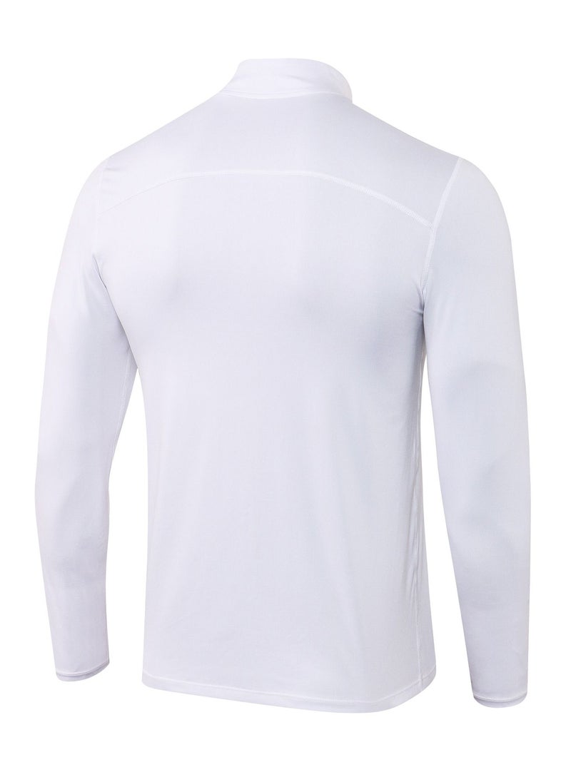 Loquat Men Quick Dry Breathable Long Sleeve Shirt White  - Image 2