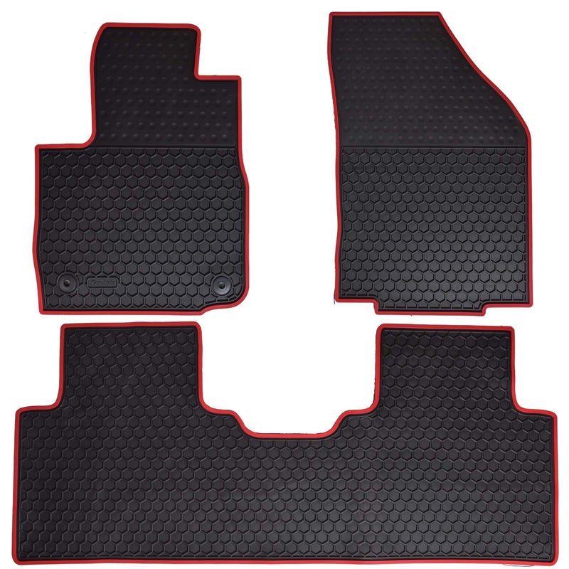 Megiteller Car Floor Mats Custom Fit for Chevrolet Chevy EquinoxGMC Terrain 2018 2019 2020 2021 2022 2023 2024 Odorless Washable Heavy Duty Rubber All Weather Floor Liners