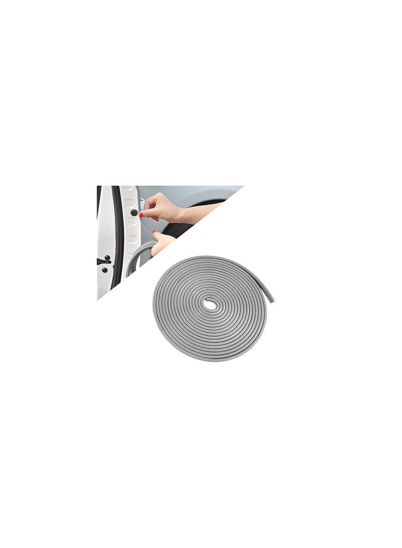 رويال Car Door Sealing Rubber Strip Mily 5'Meter Grey Color - Image 2