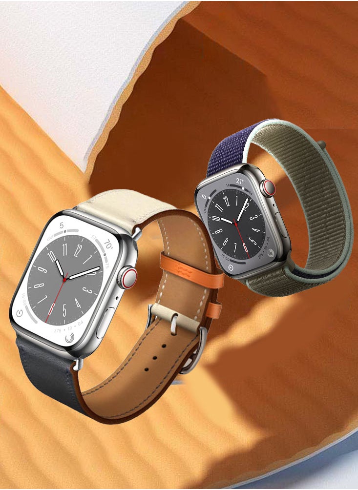 Perfii 5pcs Watch Bands Replacement for Apple Watch Strap Compatible with Apple Watch 42/41/40/38mm Series 10/9/8/7/6/5/4/SE  - Image 2