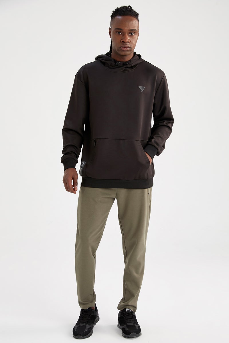 DeFacto Man DeFactoFit Slim Fit Elastic Waist Pocketed Straight Leg Jogger Sweatpants  - Image 3