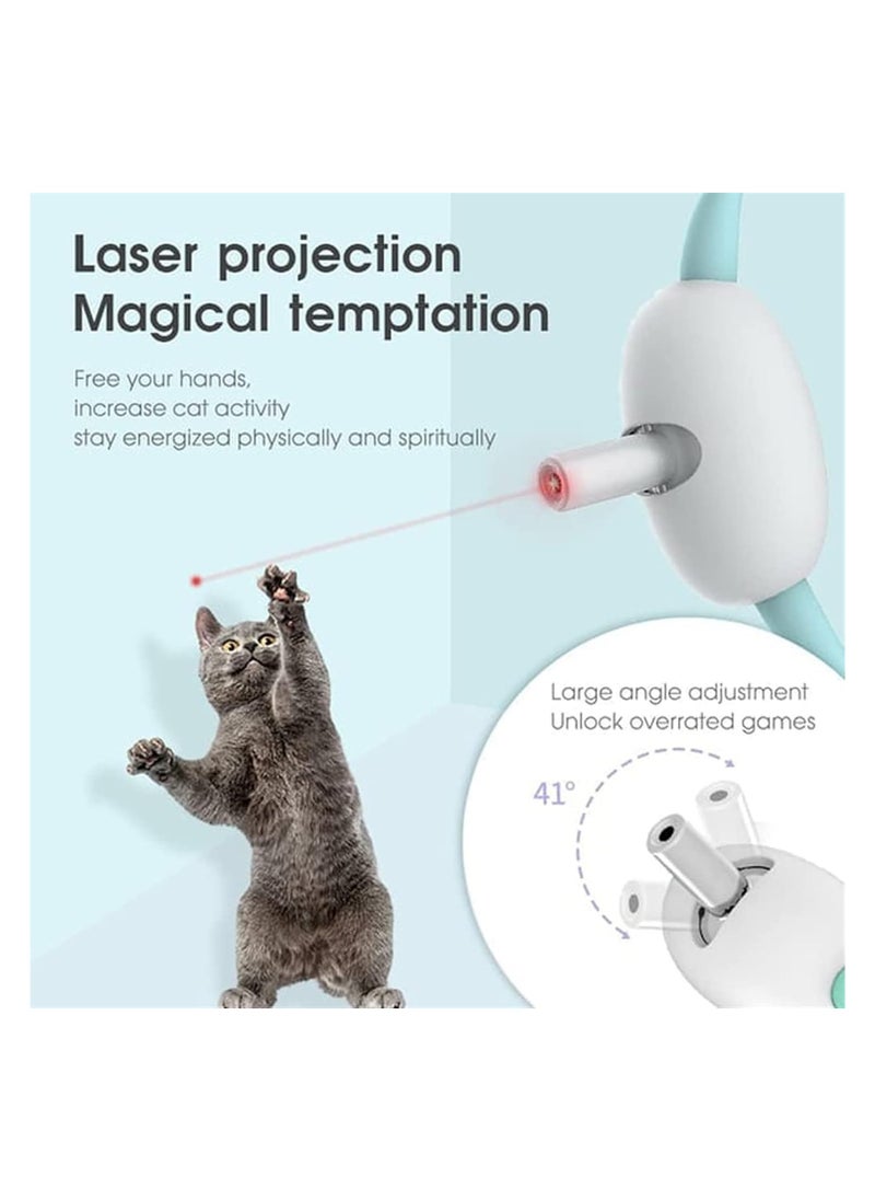 Generic - Laser Pointer Cat Collar, Wearable Automatic Laser Cat Collar Toy, Smart Electric Cat Collar Fun for Kittens, Rechargeable Interactive Cat Toy Multicolor - Image 1