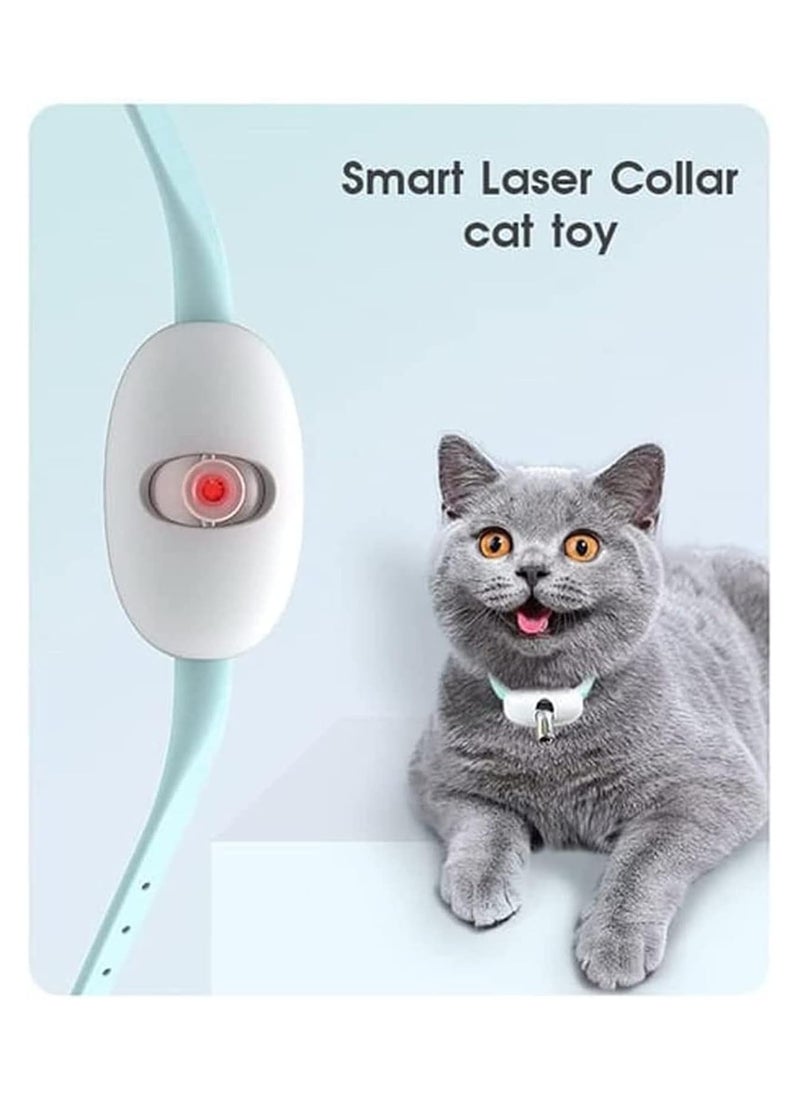 Generic - Laser Pointer Cat Collar, Wearable Automatic Laser Cat Collar Toy, Smart Electric Cat Collar Fun for Kittens, Rechargeable Interactive Cat Toy Multicolor - Image 1