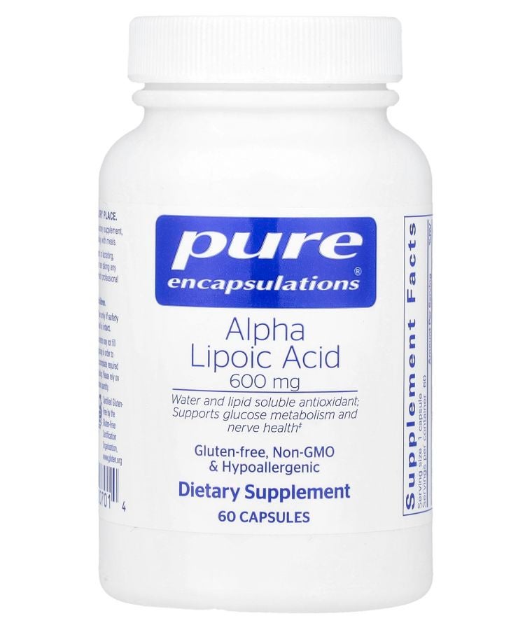 Pure Encapsulations Alpha Lipoic Acid 600 mg 60 Capsules