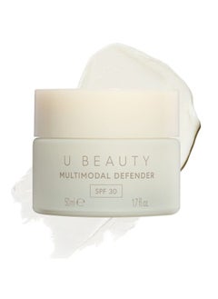 U Beauty Multimodal Defender SPF 30 | Vitamin C Face Sunscreen - Day & Night Hyperpigmentation Protection Dark Spot Remover | Skin Care Face Cream Treatment Vitamin E, Hyaluronic Acid PA+++ - 1.7 oz  - Image 1