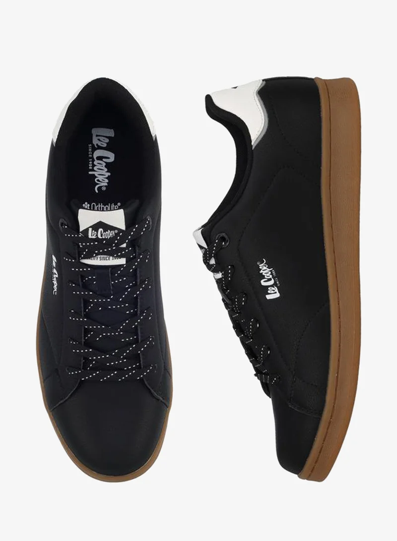 Men Lace-Up Ankle Sneakers