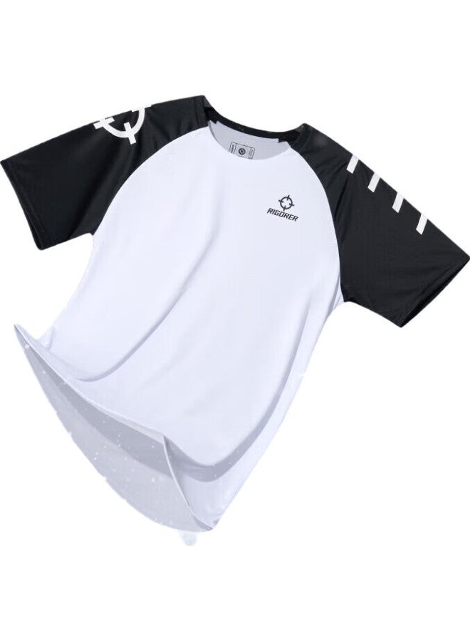 Rigorer Short Sleeve T-Shirt Summer Comfortable Casual Simple Sports Breathable Running Top - Image 2