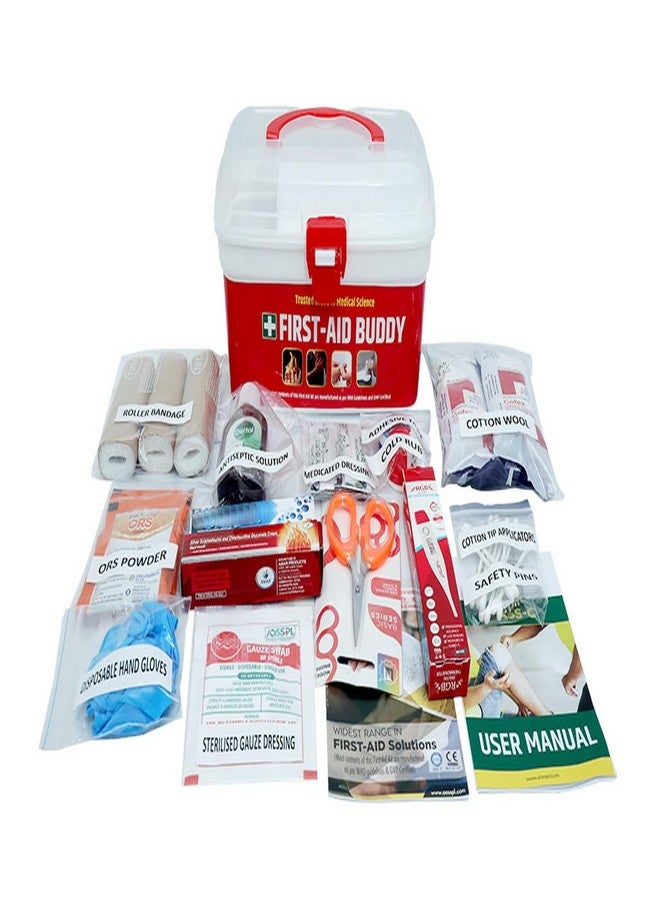 Jayco First Aid Buddy First Aid Kit for Home/Office/Shop/Workplace by Add-on Safety (with all item inside) - Image 2