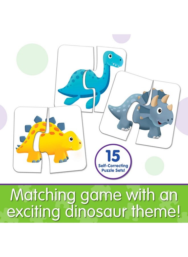 The Learning Journey: My First Match It - Dinosaurs - 2 Year Old Toys, Puzzles for Toddlers, Toddler Puzzle, Educational Toys for 2 Year Old - 15 Self-Correcting Matching Puzzles - Award Winning Toys - Image 2