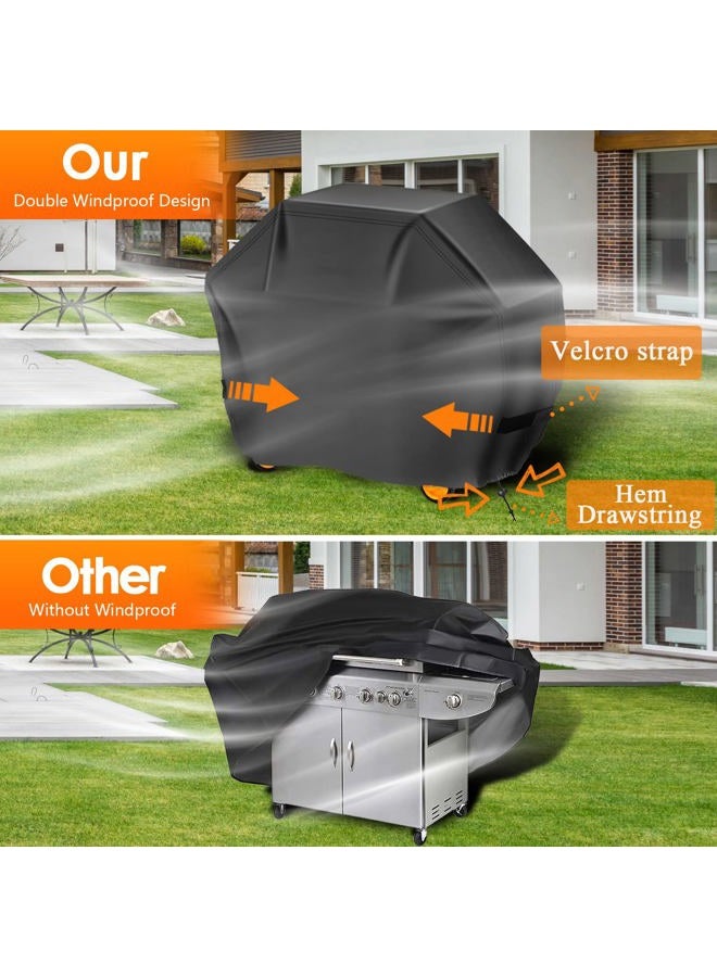 Aoretic Grill Cover 40 inch Gas BBQ-Cover, Fit Most 2&3 Burner Grill Waterproof Small Barbeque Cover with Velcro Straps & Adjustable Drawstring for Weber,Nexgrill,Char-Broil - Image 4