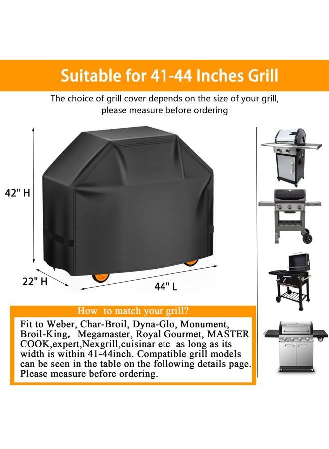 Aoretic Grill Cover 40 inch Gas BBQ-Cover, Fit Most 2&3 Burner Grill Waterproof Small Barbeque Cover with Velcro Straps & Adjustable Drawstring for Weber,Nexgrill,Char-Broil - Image 2