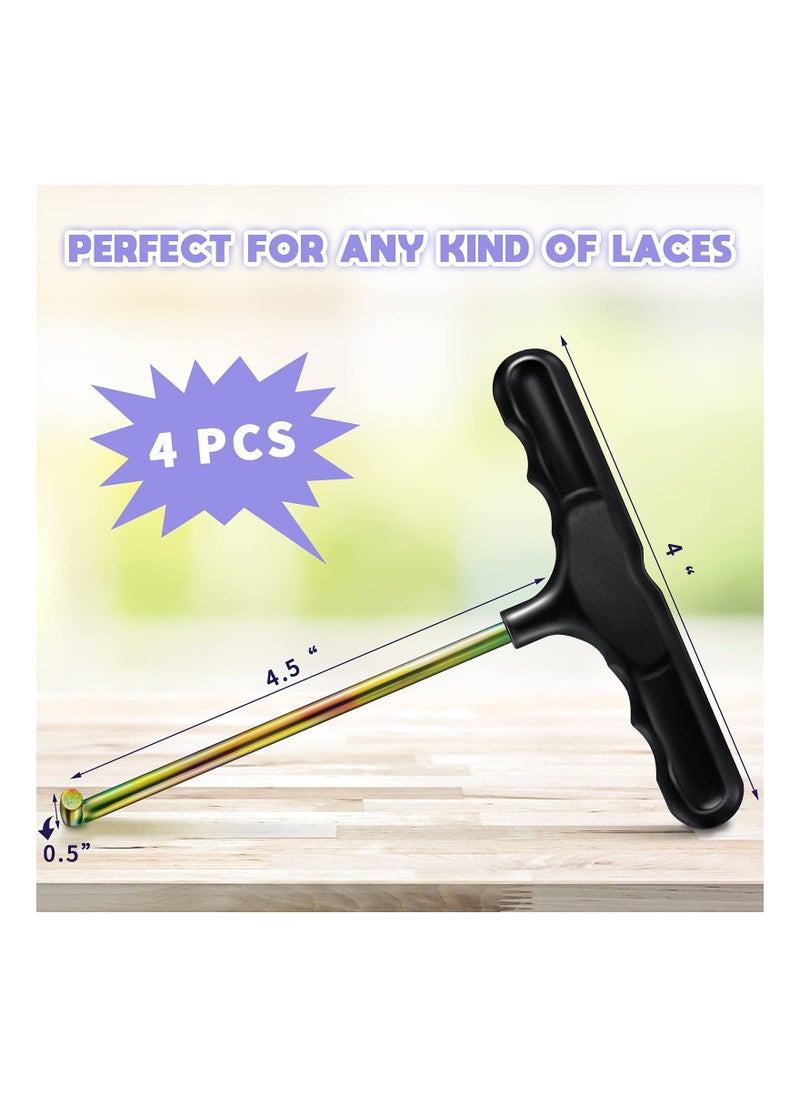 Excefore - Shoe Lace Tightener Stainless Steel, Outdoor Heights Lace Tool for Ice-Skates, Skate Key Trampoline Spring Pull Tool Kit - Image 1