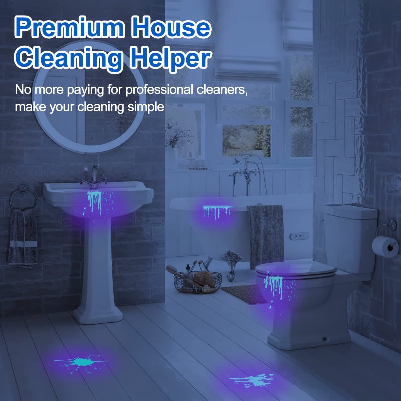 Vansky Black Light UV Flashlight,Vansky Blacklight 12 LED Urine Detector For Dog/Cat/Pet Urine & Dry Stains and Bed Bug On Carpets/Rugs/Floor,Matching with Pet Odor Eliminator - Image 5