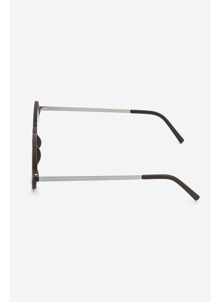 Tchibo Round Reading Eyeglasses, Grey and Silver  - Image 2