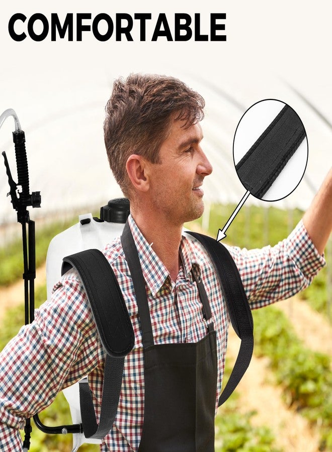 Tophoniex Backpack Sprayer Strap, Black, Modern Style, Polyester Material, Hook Fastener, Compatible with Chapin 60114, 61800, 63924, 60124 Series and More - Image 2