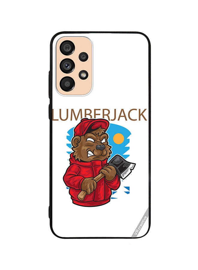 VR CREATIVE Protective Case Cover For Samsung Galaxy A23 Lumber Jack Design Multicolour - Image 1