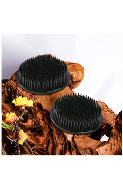 Excefore Flower Frogs 4 Pieces Plastic Floral Frogs Vase Round Black Arranger Tool Pin Holder Japanese Arranging Plant Decoration Fixed Supplies with Bottom Home DIY Craft  - Image 5