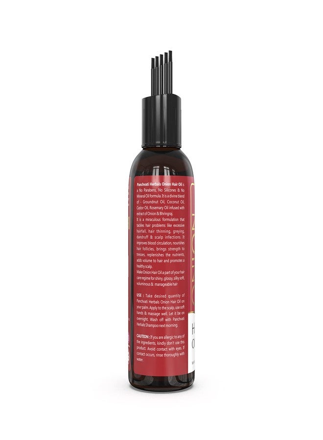 Panchvati Herbals Onion Oil 100 Ml Control Hair Fall Hair Damange For Men & Women Pack Of 1 - Image 4