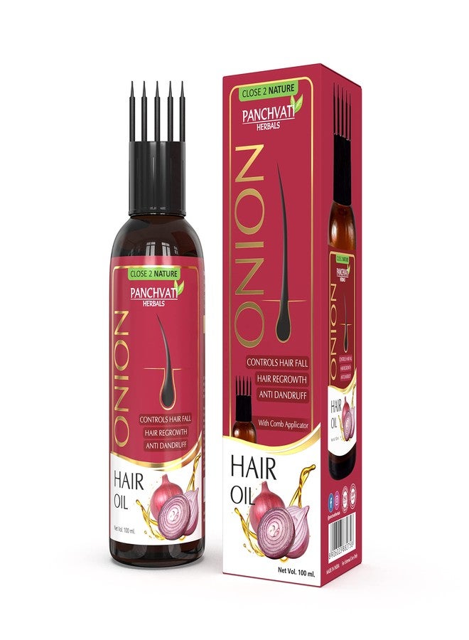 Panchvati Herbals Onion Oil 100 Ml Control Hair Fall Hair Damange For Men & Women Pack Of 1 - Image 1