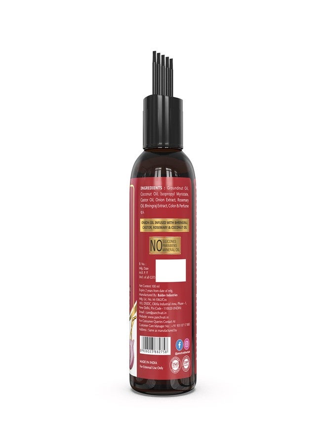 Panchvati Herbals Onion Oil 100 Ml Control Hair Fall Hair Damange For Men & Women Pack Of 1 - Image 3