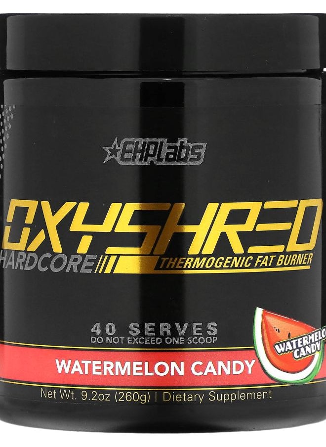 OxyShred Hardcore Thermogenic Fat Burner Watermelon Candy 9.2 oz (260 g) - pzsku/Z9E66861A345820A9D336Z/45/_/1731509607/96883a74-68b8-4190-94c7-f42d063047e1