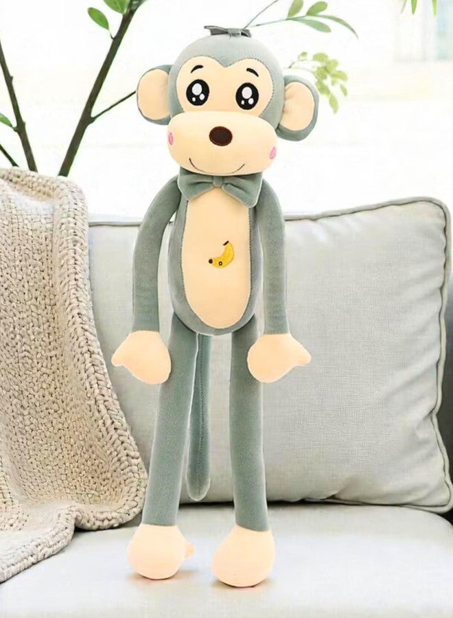 Tickles Monkey Soft Stuffed Plush Animal Toy for Kids Boys & Girls Birthday Gifts (Color: Green Size: 35 cm) - Image 2