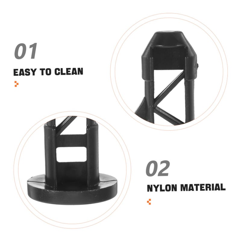 6 Pcs Nylon Trash Can Lid Lock Bands For Wheeled Bins Easy Cleaning Outdoor Garbage Can Pins - Image 4