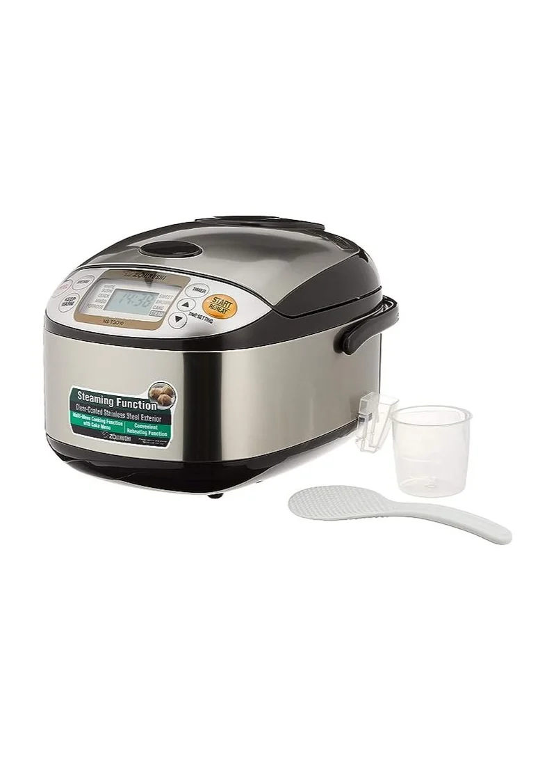 Zojirushi Electronic Rice cooker/ warmer 1.0 ltr, Stainless brown