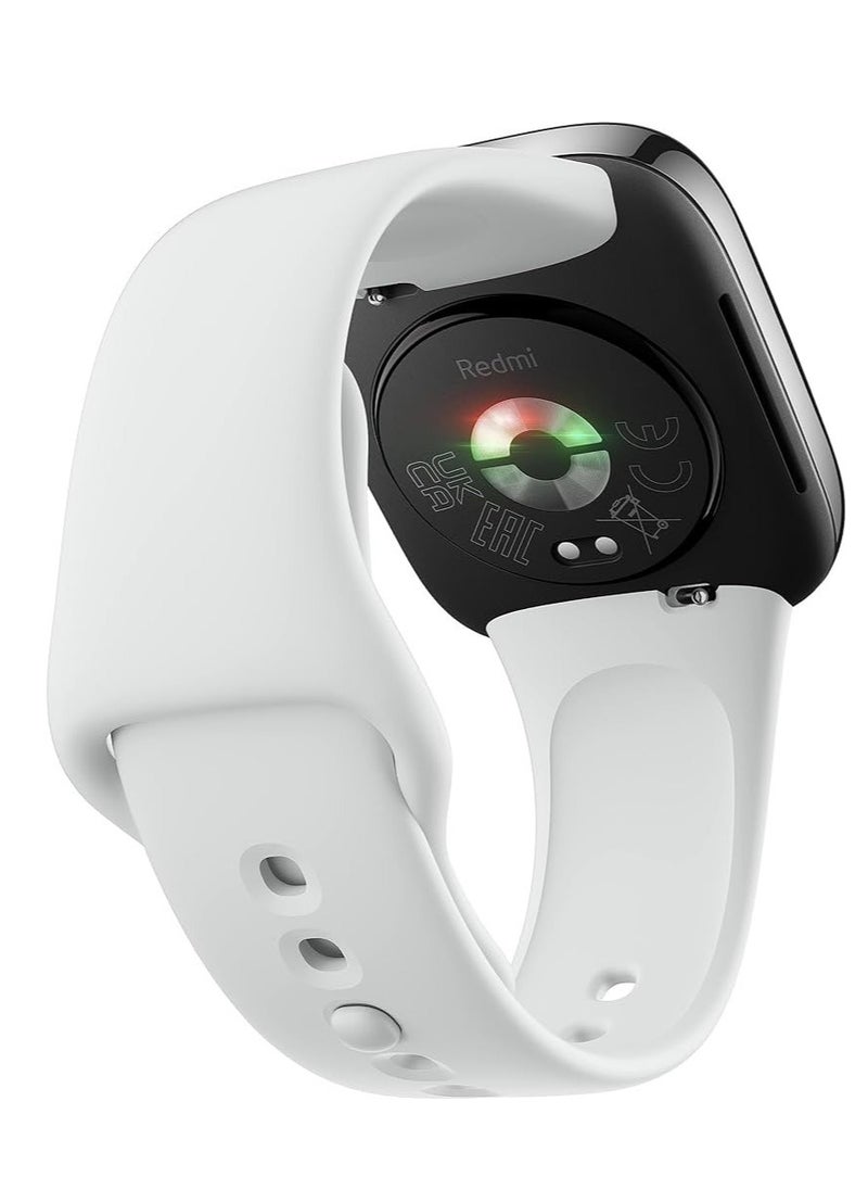 Generic - Silicone Sport Band For Red Mi Watch 3 Active Rubber Wrist Strap White - Image 1