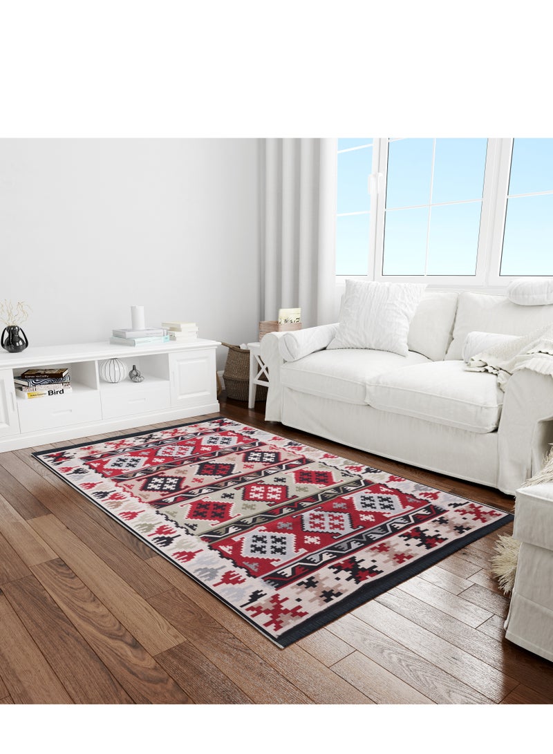 بيج هوم سجادة قابلة للعكس للاستخدام الداخلي والخارجي من **BiggHome SA1590A**، بحجم **47.25 × 70.85 بوصة** - Image 4