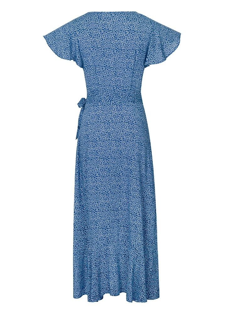 Loquat Summer Women's Casual Holiday Dress  Blue  - Image 3