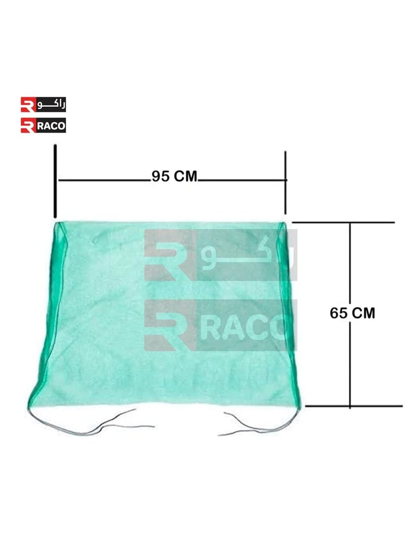 RACO - RACO Dates Cover Net Type 65x95 CM with Strong Black Rope Date Palm Bag Kajur Bag Suitable for Protecting The Dates on The Tree PACK OF 25 - Image 1