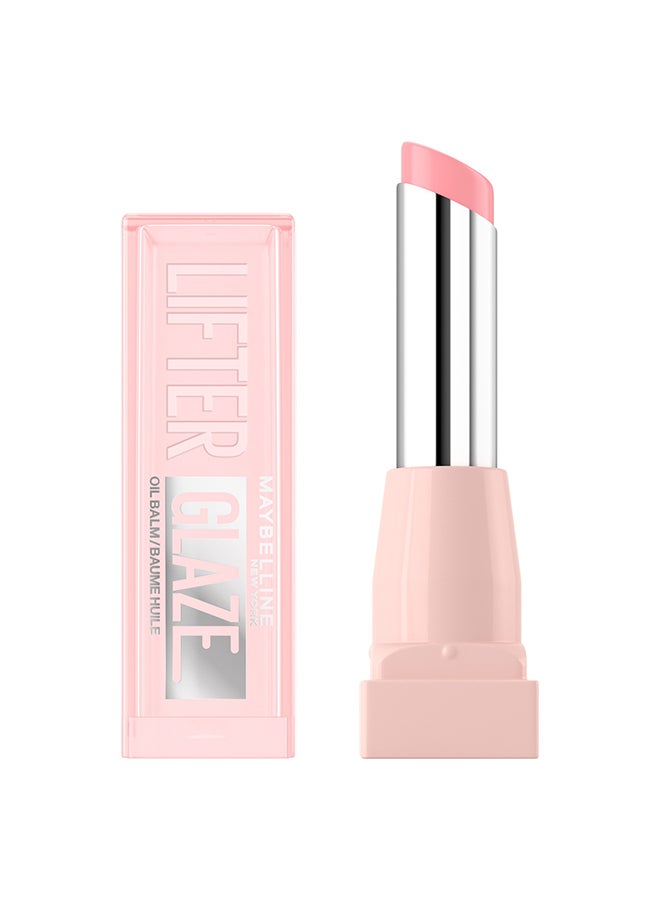 ميبلين نيويورك ميبيلين نيويورك ليفتِر جليز أويل بالم،مرطب شفاه لامع بحمض الهيالورونيك، ترطيب يدوم حتى 24 ساعة، بينك دريب 002 - Image 1