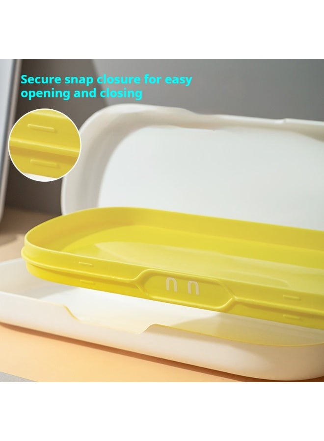 علبة أقلام لطيفة للطلاب، حقيبة أقلام بسعة كبيرة بطبقتين مع تصميم روبوت، حقيبة أقلام متعددة الاستخدامات مقاومة للماء للأطفال - Image 4