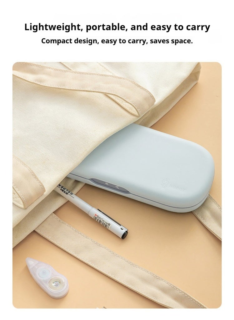 علبة أقلام لطيفة للطلاب، حقيبة أقلام بسعة كبيرة بطبقتين مع تصميم روبوت، حقيبة أقلام متعددة الاستخدامات مقاومة للماء للأطفال - Image 3