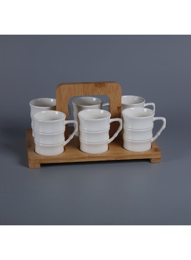 DANUBE HOME طقم أكواب قهوة الأميرة 7 قطع 90 مل، أكواب شاي وإسبريسو - Image 2