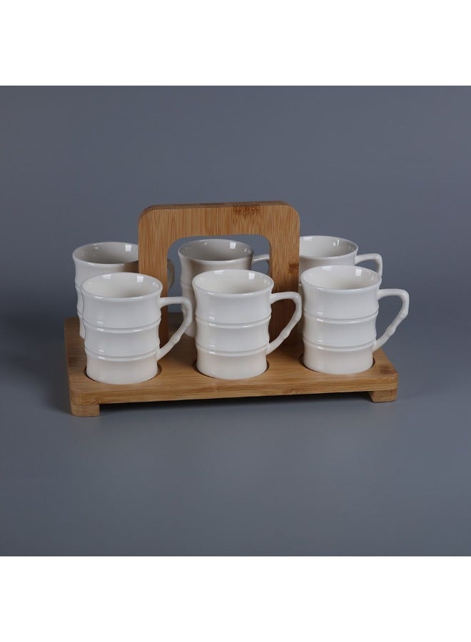 DANUBE HOME طقم أكواب قهوة الأميرة 7 قطع 90 مل، أكواب شاي وإسبريسو - Image 3