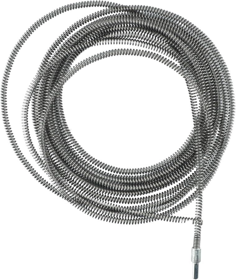 Electric Drain Cleaner Snake 10 Meters with Drill Adapter for Kitchen Bathroom Shower Drain Clog Removal - Image 5