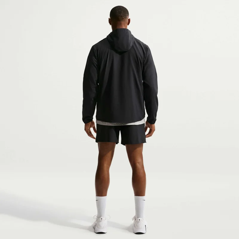 Nike Black Men's Form Dri-FIT Hooded Jacket for Men | Best Price UAE