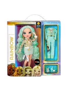 General Rainbow High School |Daphne Mintonn – Series 3 Mint (Light Green) Fashion Doll with 2 Outfits  - Image 2