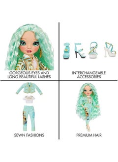 General Rainbow High School |Daphne Mintonn – Series 3 Mint (Light Green) Fashion Doll with 2 Outfits  - Image 5