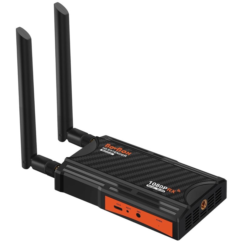 BovBox Wireless HDMI Receiver(RX Only), 1080P HD Wireless HDMI Extender Receiver Support Up to 1 TX to 4 RX Connections Form Laptop Computer PS4/5 to HDTV Projector DSLR - Image 5