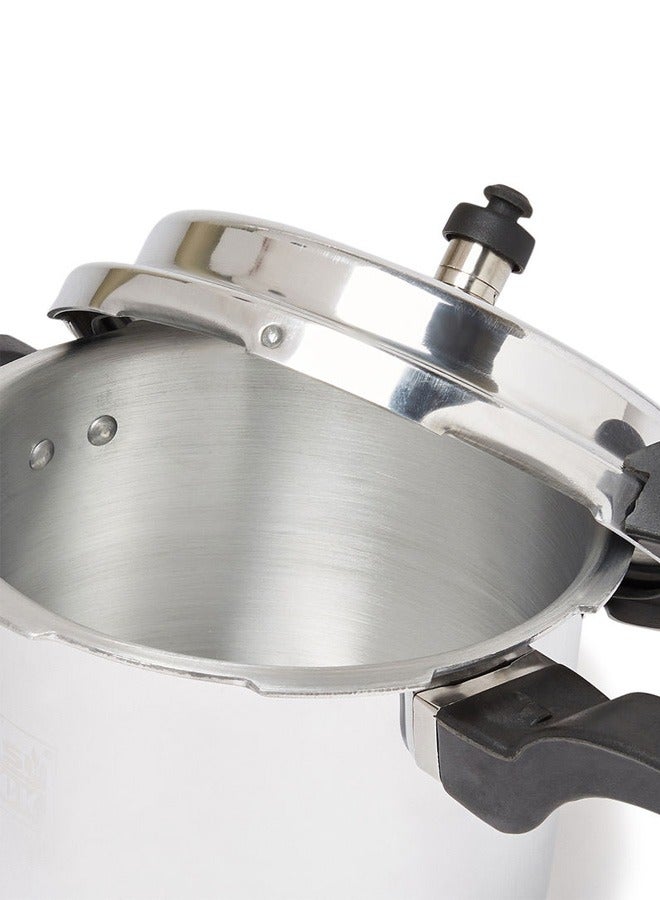 Easy Cook 12 LtrLiters Indian Aluminium Pressure Cooker - 12 Liter Capacity | Fast Cooking, Energy Efficient | Silver Silver  - Image 4