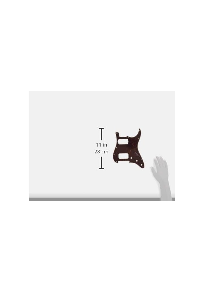 Fender 099 1372 4 Ply Tortoise Shell 11 Hole Mount H/H Stratocaster Pickguard - Image 3