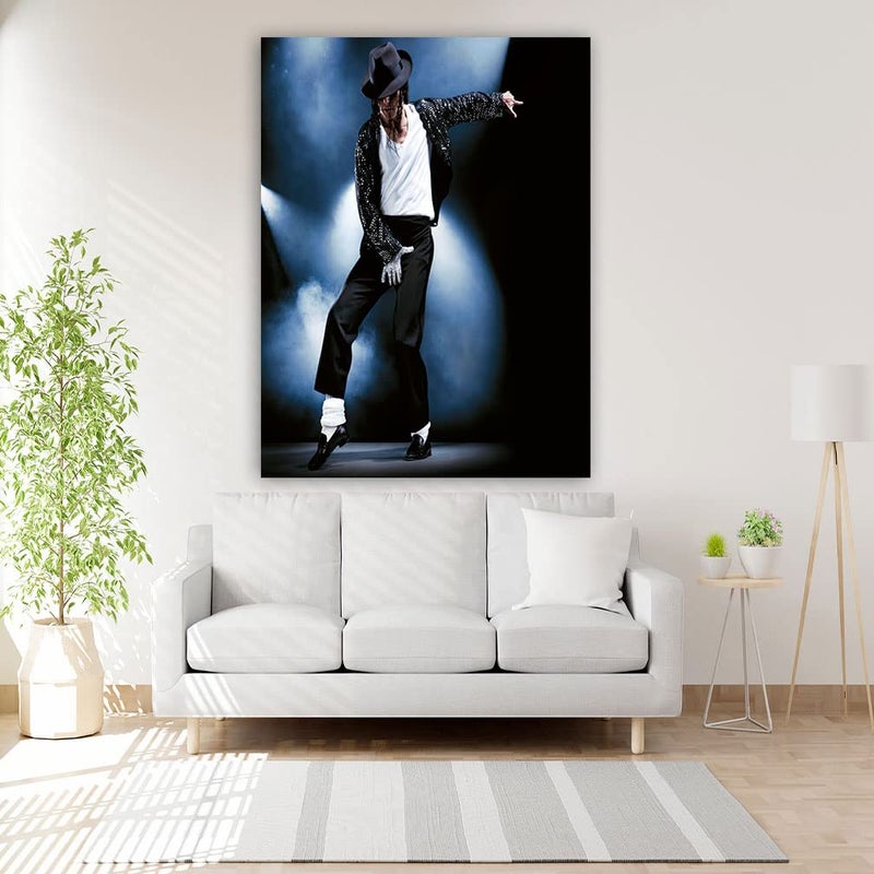 INFINITY INTERIORS | Waterproof Wall Stickers | Michael Jackson | PVC Self Adhesive Vinyl Wall Poster for Living Room, Hall, Play Room, Bedroom, Kitchen, Office (24x36 inch) - Image 2